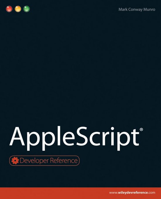 Developer Reference 23 - AppleScript - cover