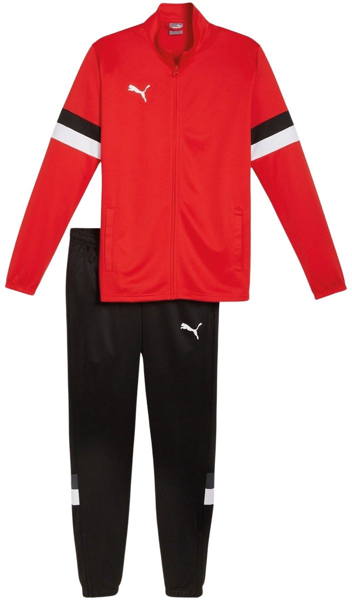 Puma TeamRISE Trainingspak Junior Zwart