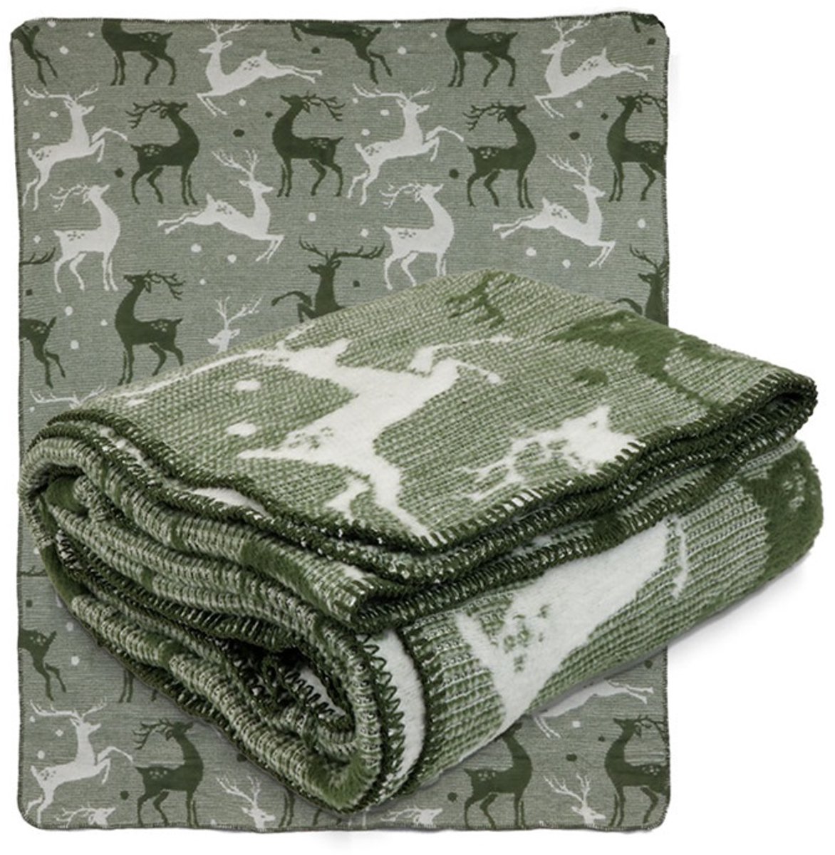 Unique Living Plaid Klaus 150x200cm Groen