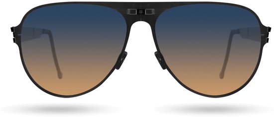 ROAV ORVILLE - Opvouwbare zonnebril - Polariserend UV400 - Matte Black - Silver Mirror glazen van ROAV — afbeelding 3