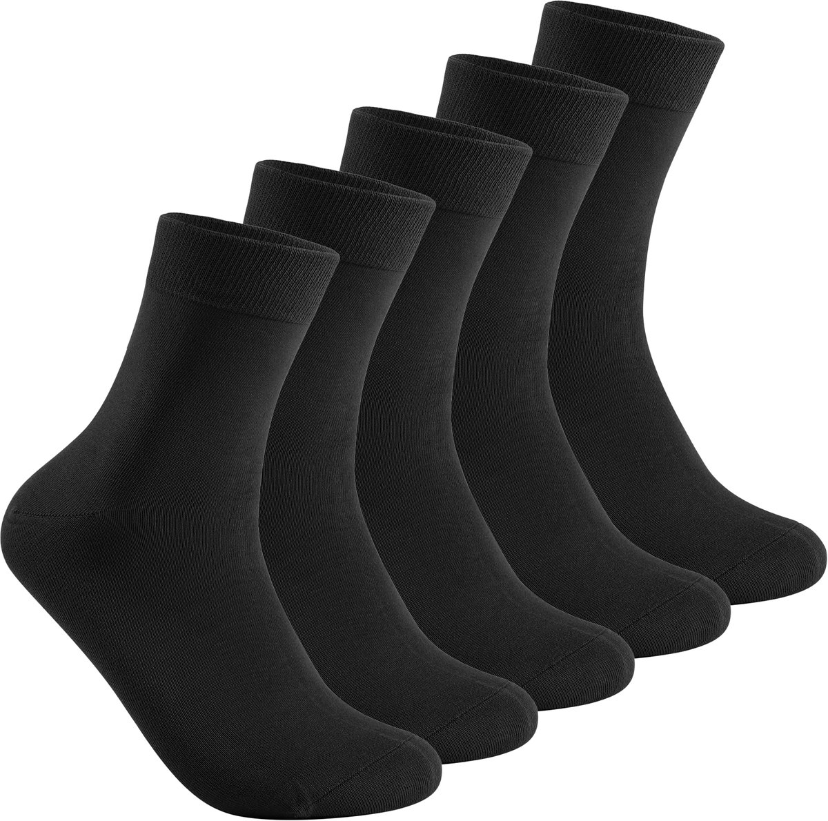 Allthemen Heren Sport Casual Sokken - Mid Calf 5 Paar One Size