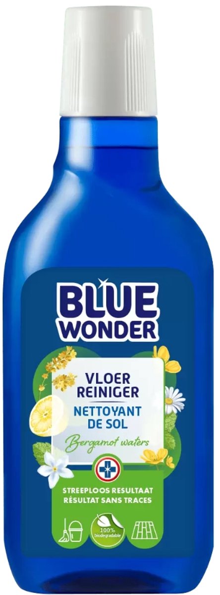 1 x Blue Wonder Vloerreiniger 750 ml - Vloerreiniger - Schoonmaken - Vloer - Reinigen - Vuil