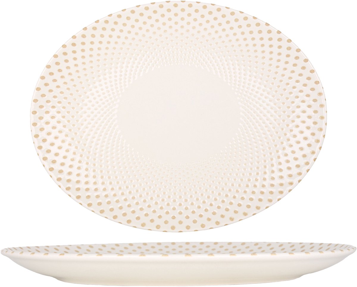 Rinart Serveerschaal - Punto - Porselein - 36 cm - set van 2