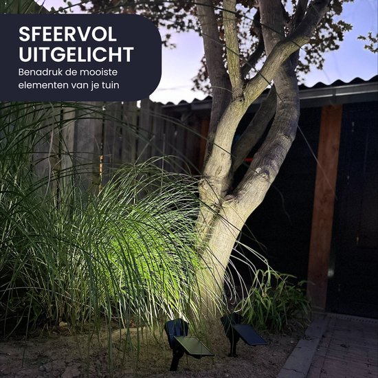 Sfeervol uitgelicht: de tuinlamp benadrukt de mooiste elementen van je tuin.