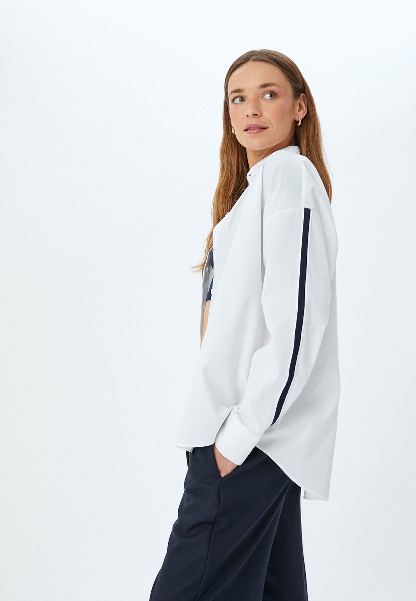 Overhemdkraag Lange mouw Langarmshirt