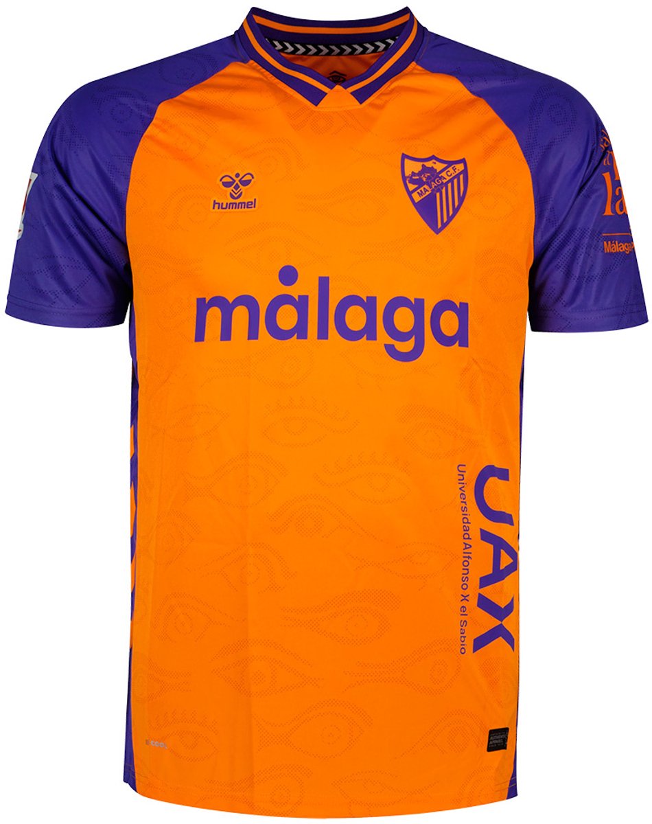 Hummel Málaga Cf 25/26 Derde T-shirt Met Korte Mouwen Oranje S Man,Vrouw