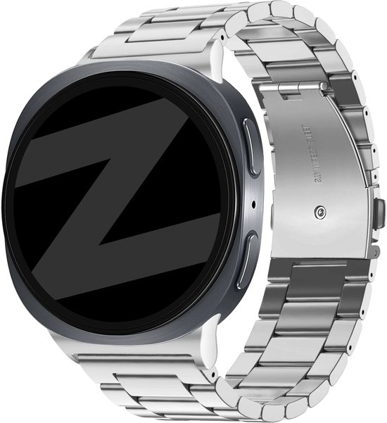 Bandz Samsung Galaxy Watch 8 horlogeband - Zilver - Bol