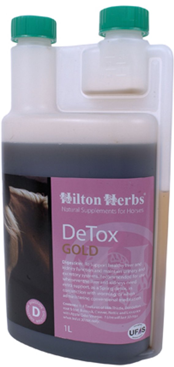 Hilton Herbs Detox Gold for Horses - 1 liter