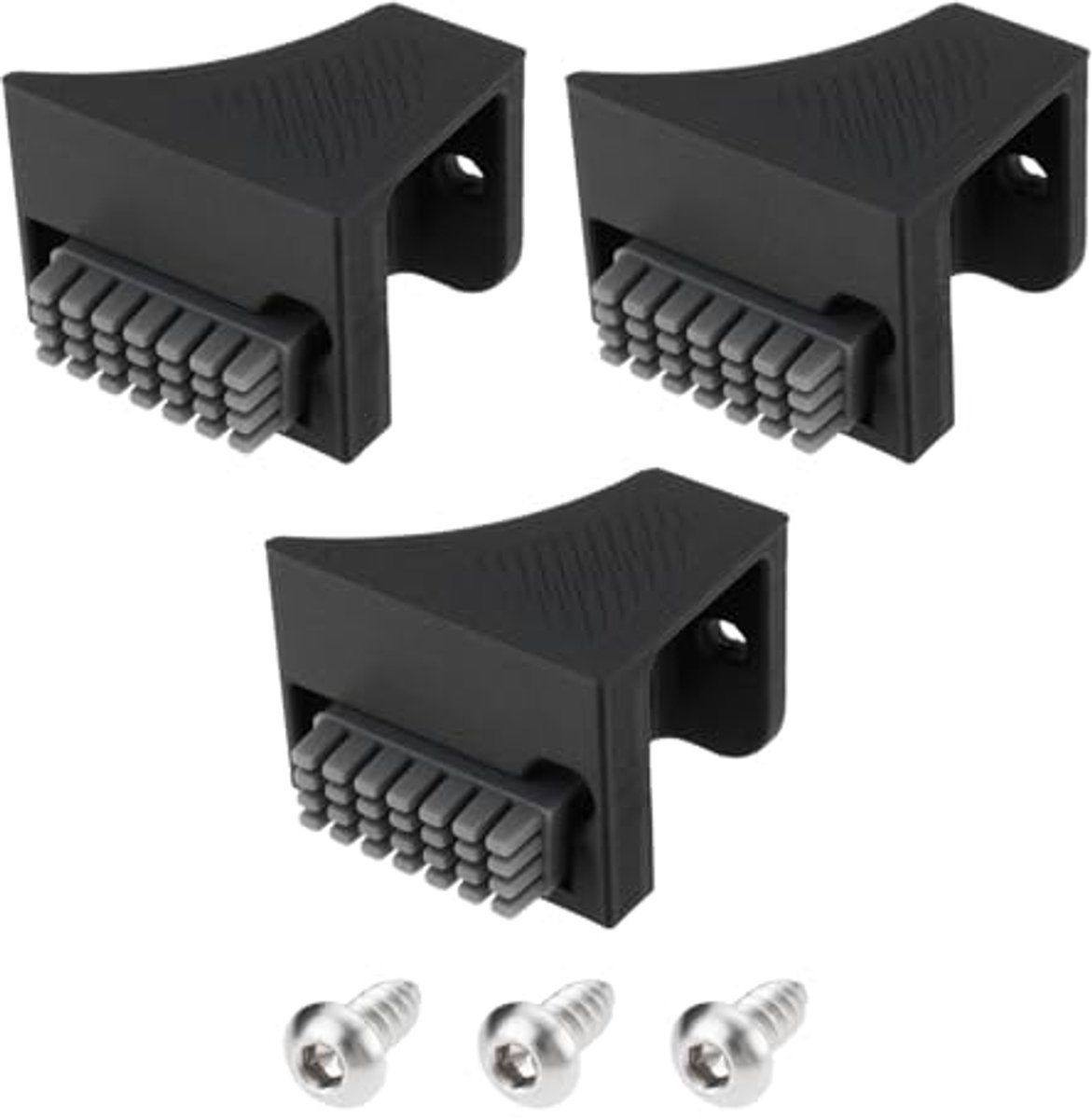 3pcs Silicone Nozzle Brush Wiper Blade Assembly Set Compatible with Bambu Lab X1 P1 Printer