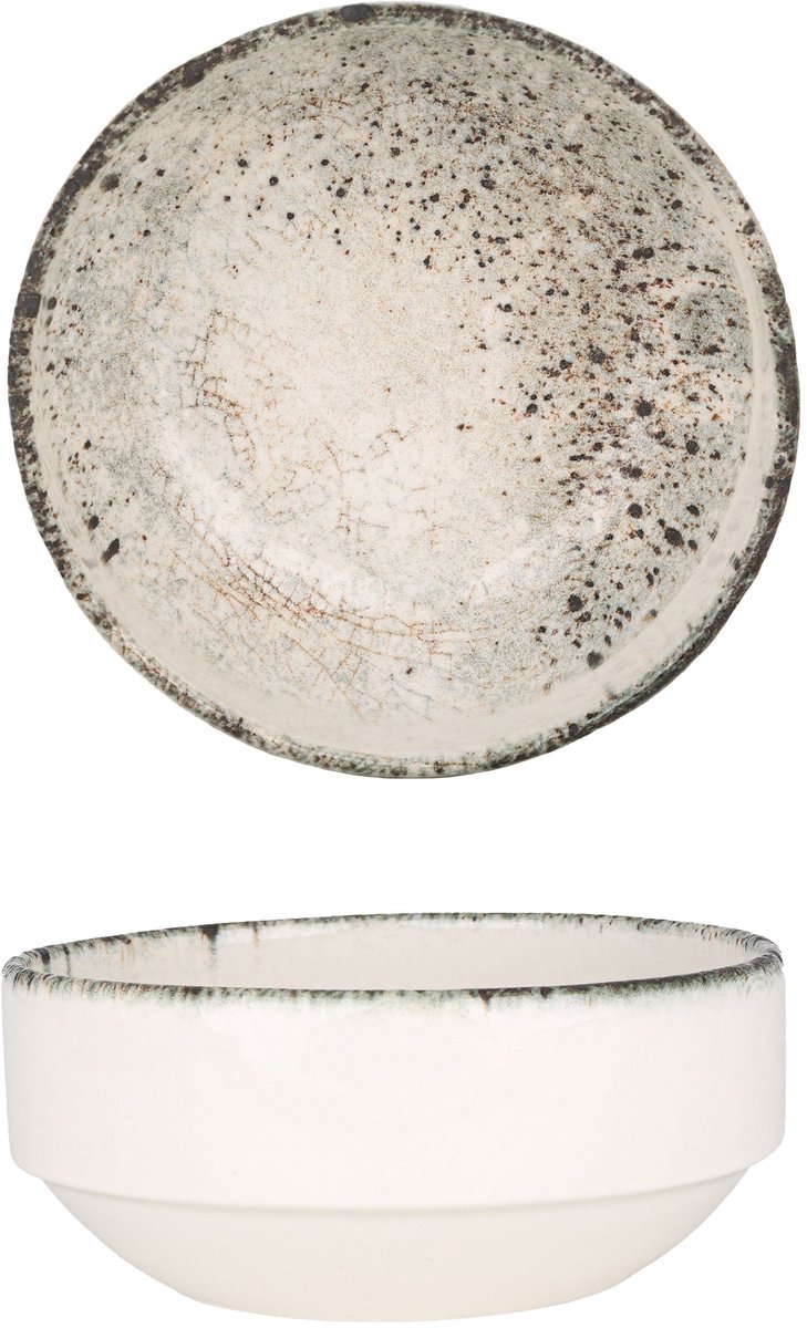 Rinart Serveerschaal - Sedir - Porselein - 12 cm (340cc) - set van 2