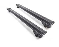 Dakdragers geschikt voor de BMW X3 G45 vanaf 2025 gesloten dakrailing - Aluminium - Hoog laadvermogen 100kg - Wingbar - Zwart - Merk Farad