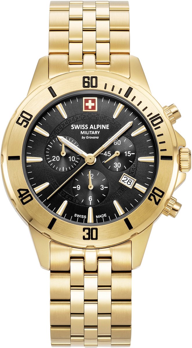 Swiss Alpine Military Cruiser Chrono SAM7024.9117 mannen horloge