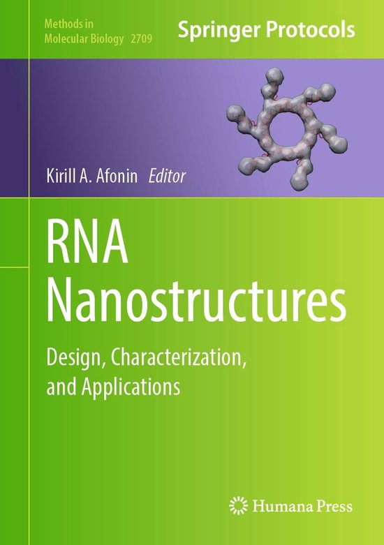 Springer Protocols - RNA Nanostructures - cover
