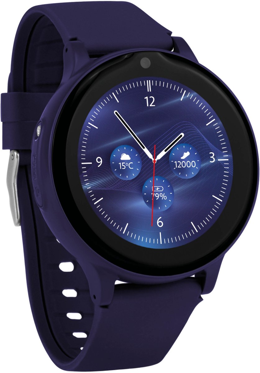 One2track Connect ONE - GPS Smartwatch voor Kinderen - Blauw - 45mm