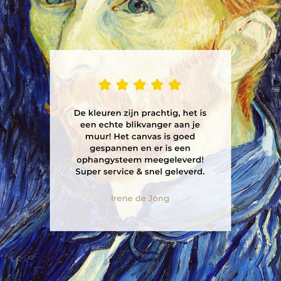 Toile Peinture Autoportrait - Vincent van Gogh - 30x40 cm - Décoration murale