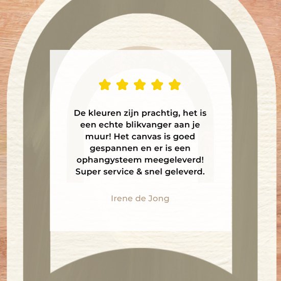 Toile Peinture Arch - Abstrait - Rose - 80x120 cm - Décoration murale