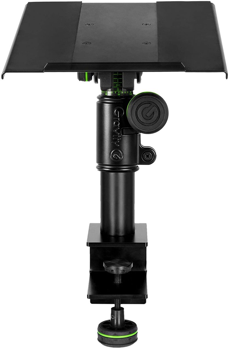 Azomor® Flexibele studiomonitorstandaard met tafelklem en verstelbare hoogte