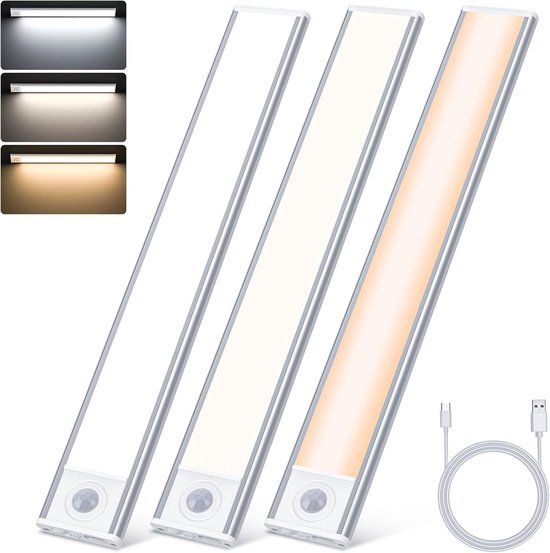 LAI HO Afbeeldingslamp, batterij-aangedreven draadloze wandlampen met timer en geheugen, 180° draaibare arm, 3 kleurtemperaturen dimbare displaylamp