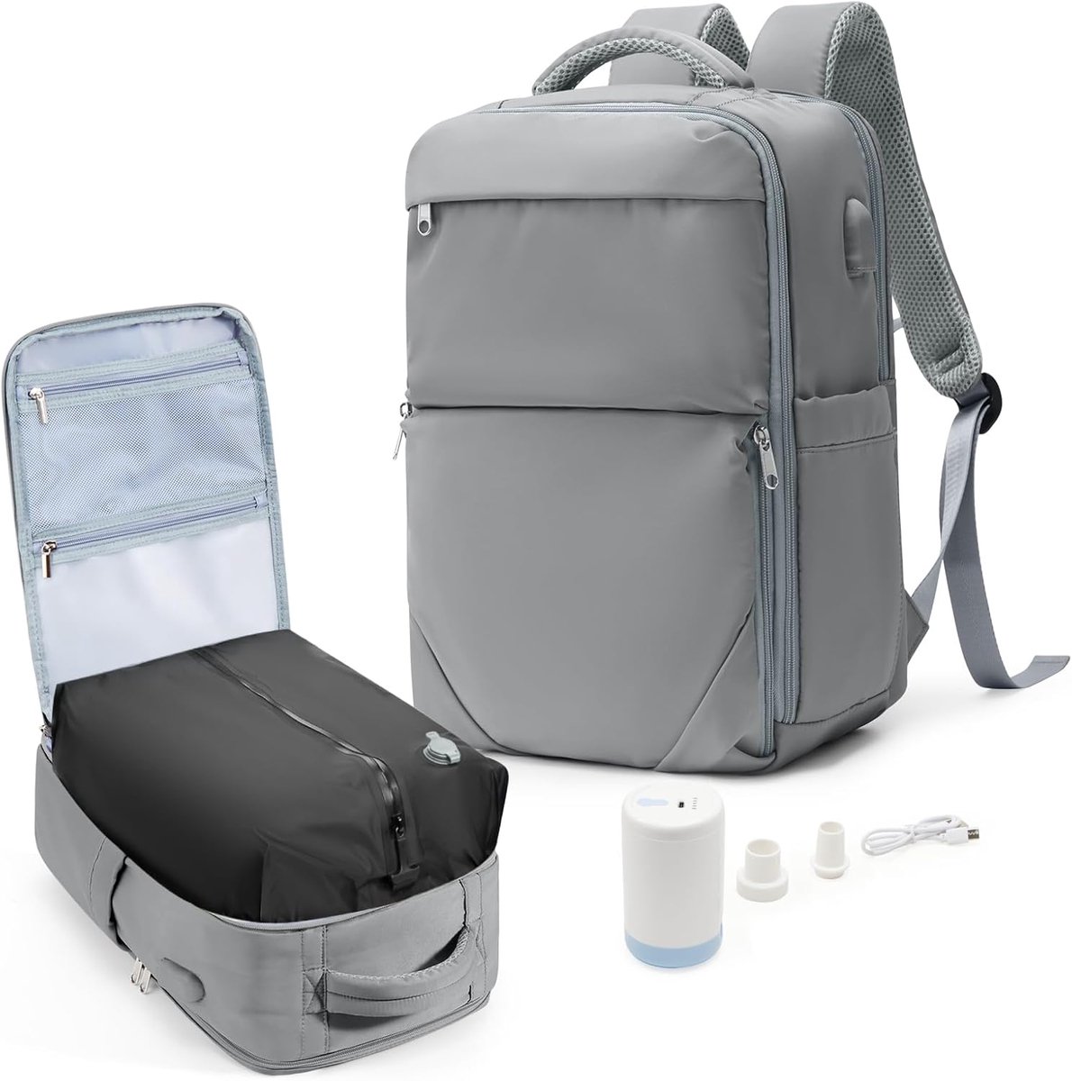 Ruimtebesparende Vacuüm Reisrugzak - Ideaal voor Handbagage