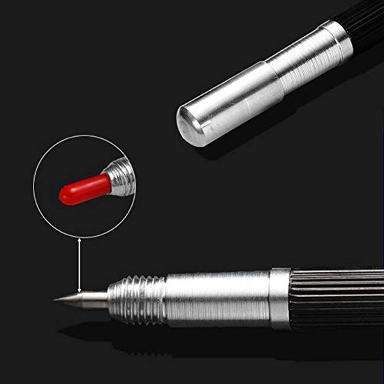 3 stuks dubbele hardmetalen punt metalen kraspen en ets markeerstift