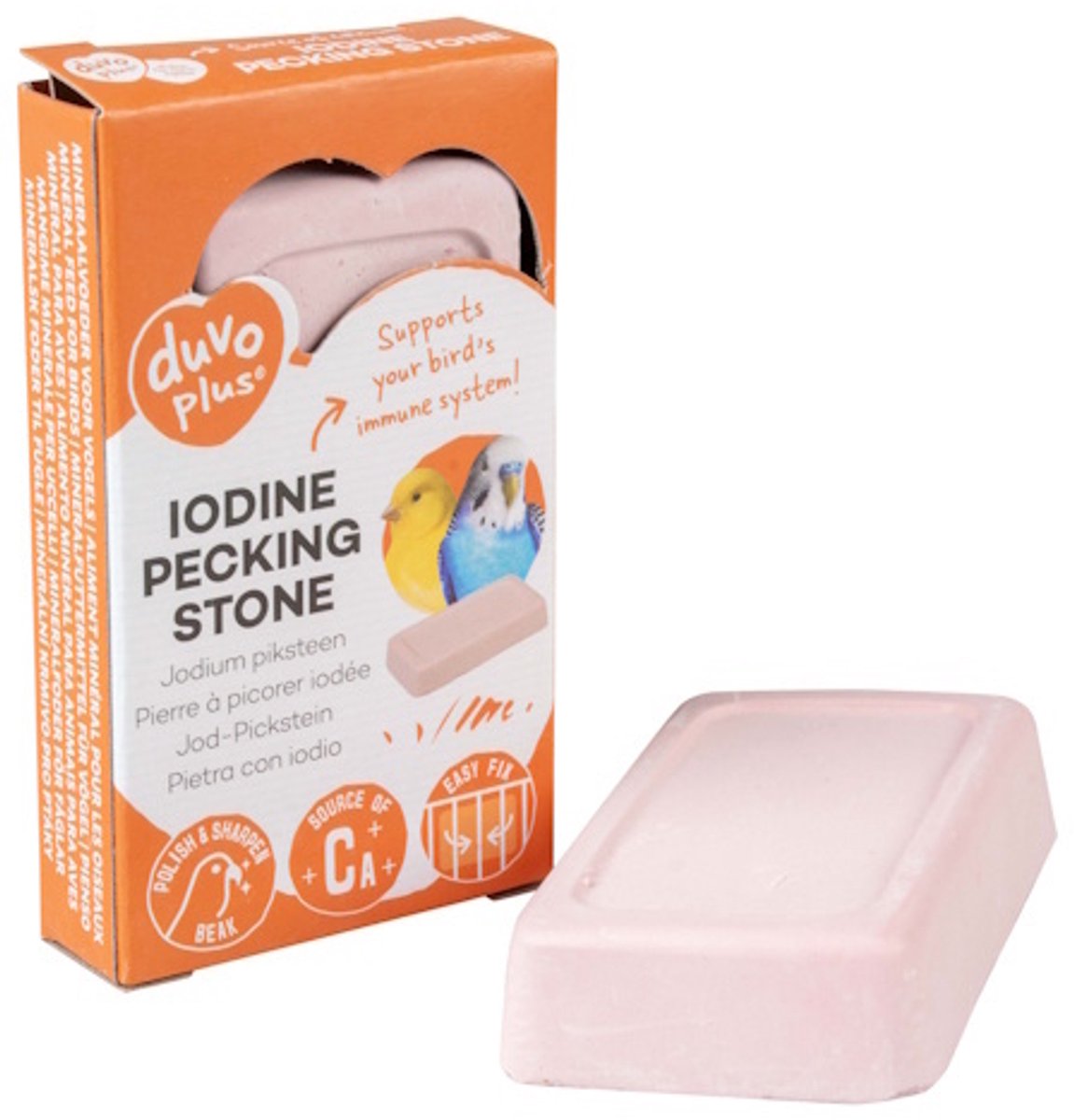 Duvo+ Piksteen jodium roze Large - 90 gram