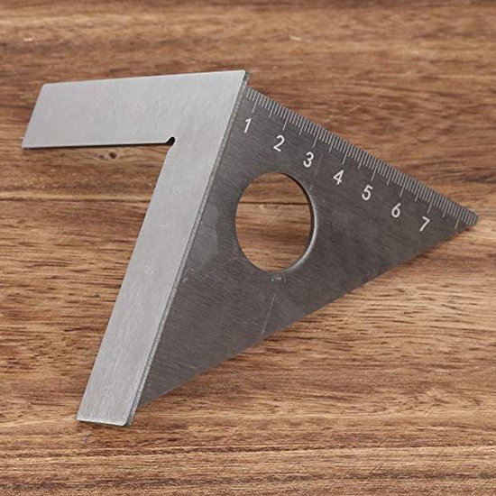 Règle rectangulaire Menuiserie , équerre combinée de menuisier à 90/45 ...