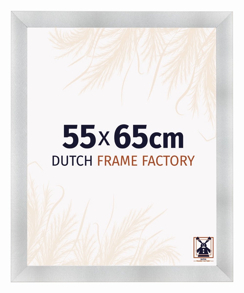Dutch Frame Factory Fotolijst 55x65 cm - MDF - Aluminium Geborsteld - Praag