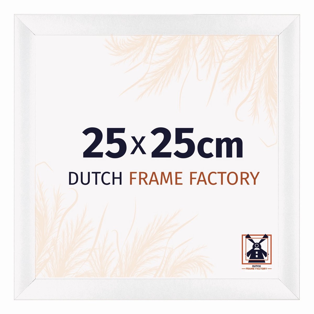 Dutch Frame Factory Fotolijst 25x25 cm - MDF - Wit Mat - Praag
