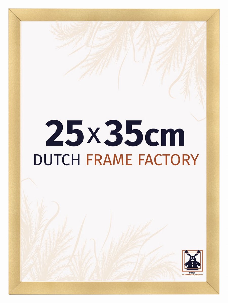Dutch Frame Factory Fotolijst 25x35 cm - MDF - Goud Mat - Praag