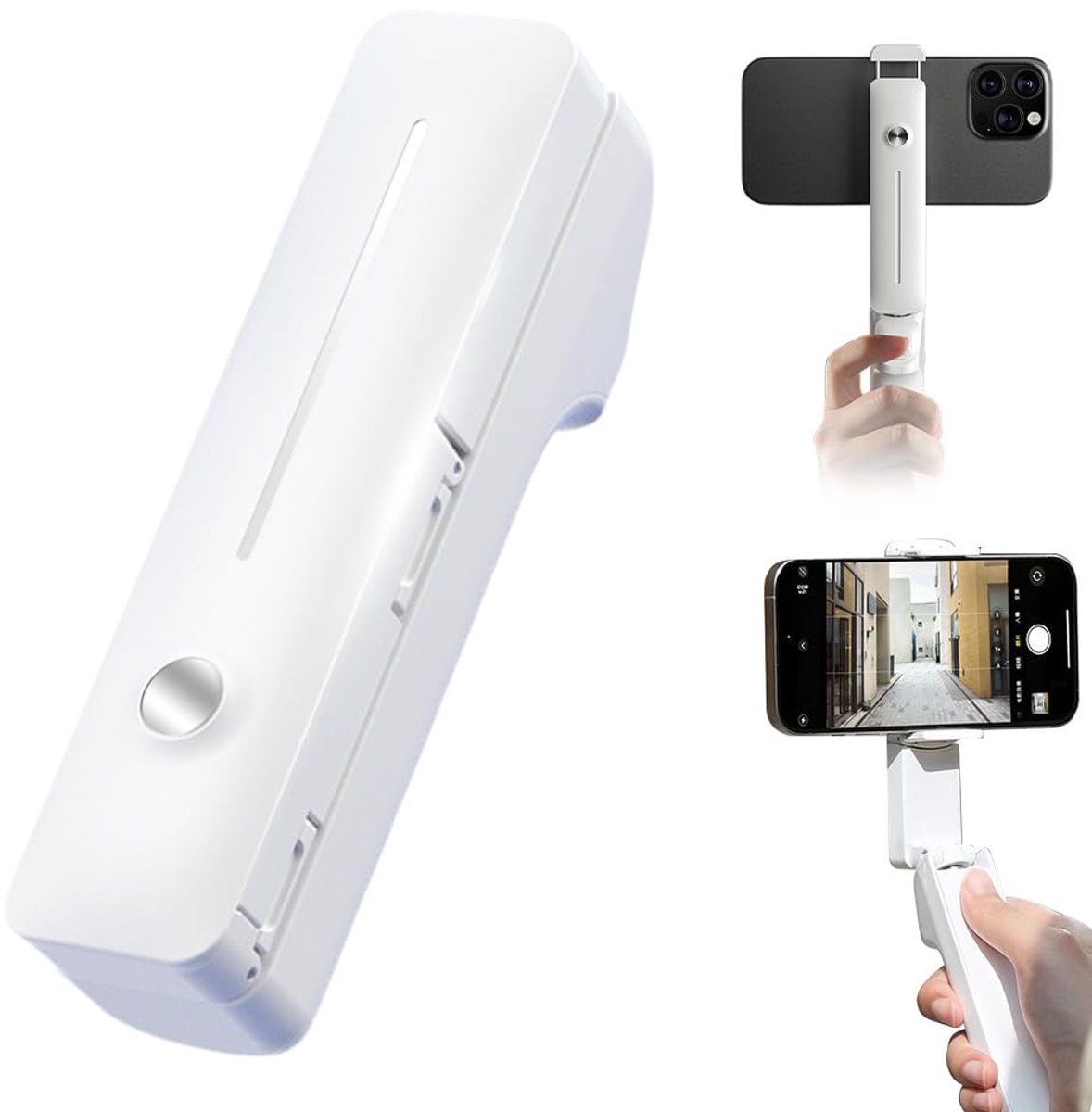 QTTVBTNA -Mini Selfie Stick voor Live Streaming, Vlogs en Outdoor Gebruik