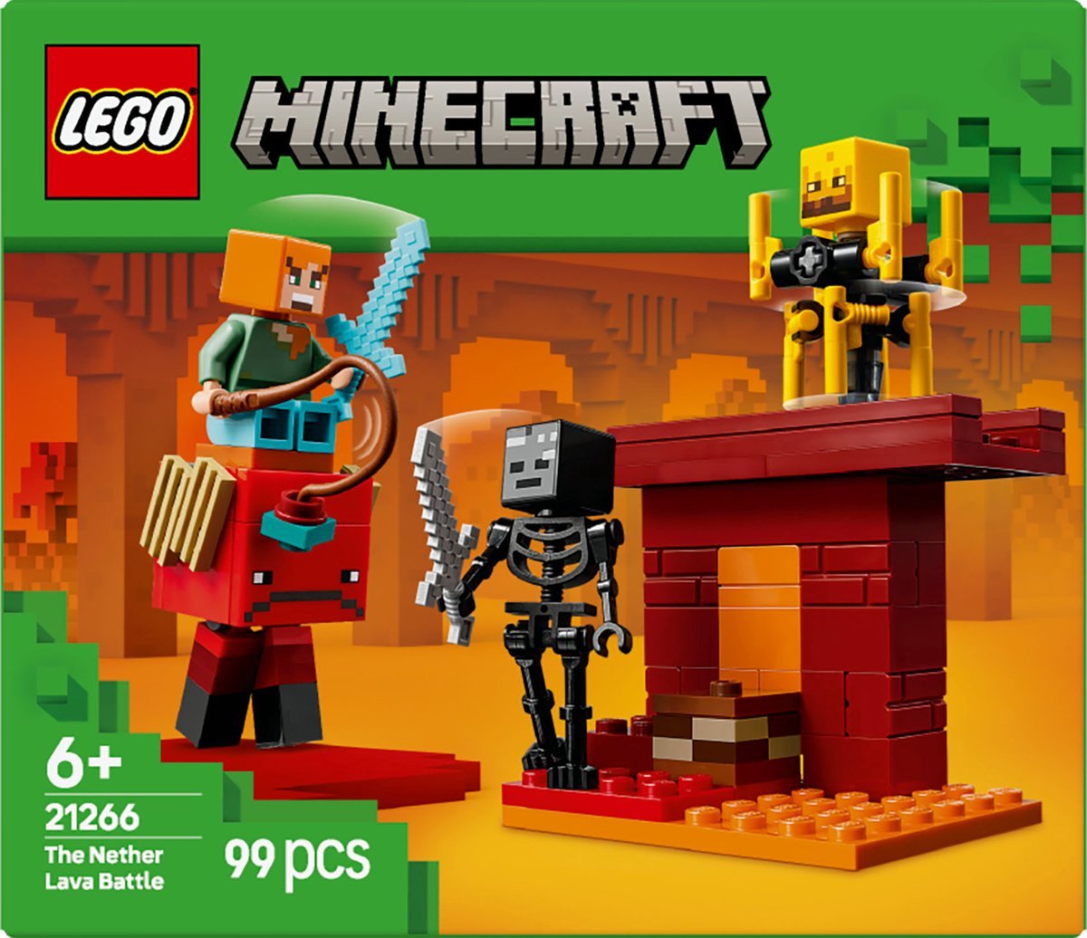 LEGO Minecraft De lavastrijd in de Nether voor kinderen - 21266 — afbeelding 19