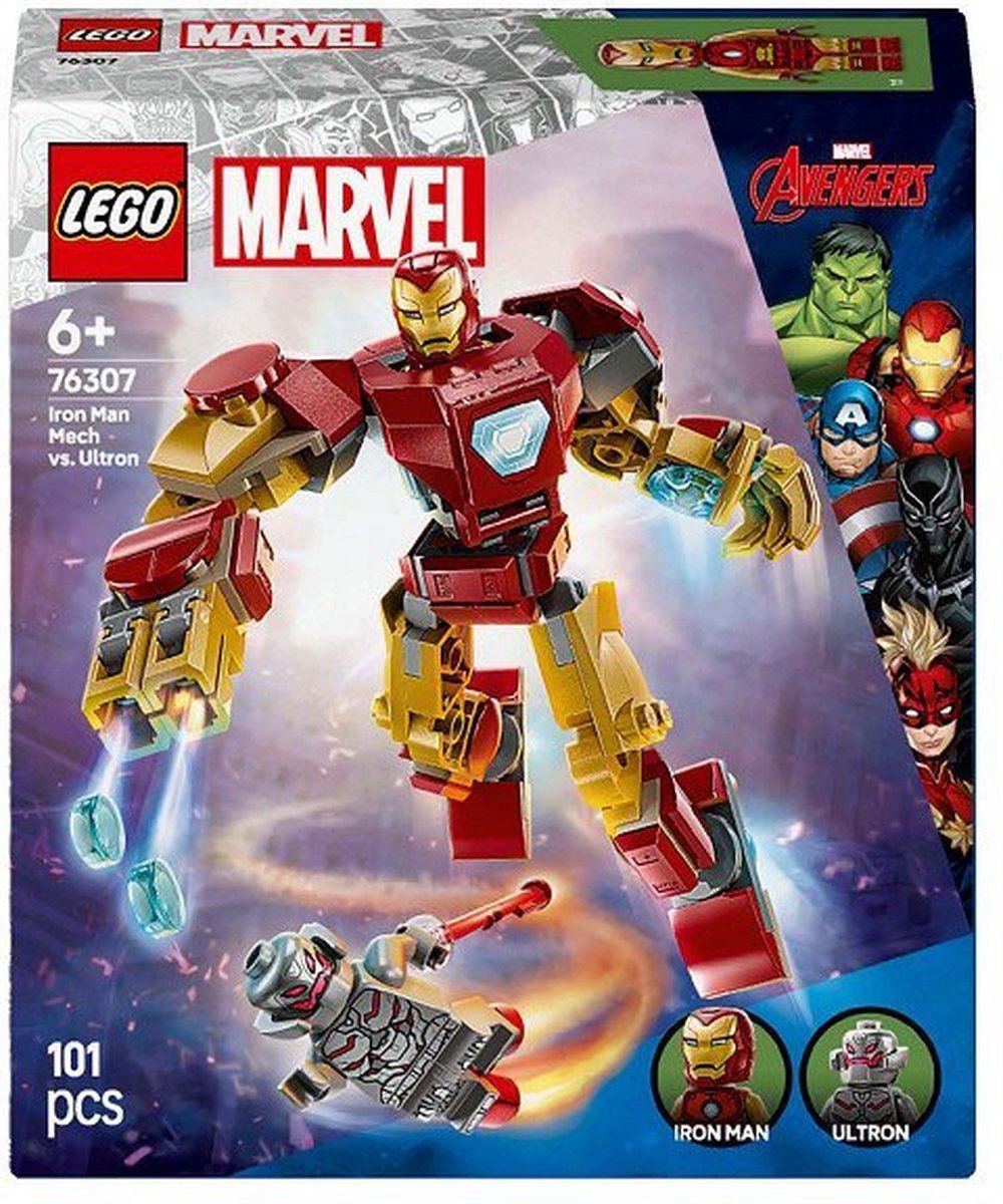 LEGO® Marvel Iron Man mecha vs. Ultron speelset - 76307 — afbeelding 11