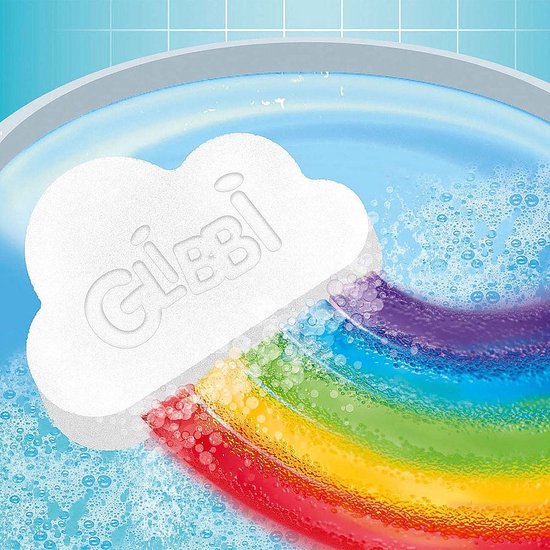 Bombes de bain étoilées Glibbi - Pack de 20 bombes de bain colorées