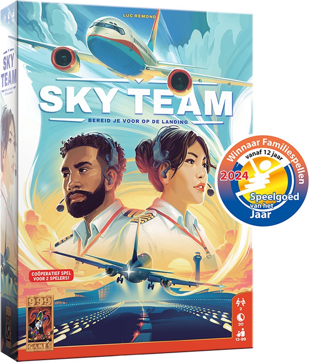 999 Games - Sky Team - Bordspel - Voor 2 spelers - Coöperatief spel - Nederlandstalig - Winnaar Speelgoed van het Jaar 2024 - Winnaar Gouden Ludo 2025 — afbeelding 9