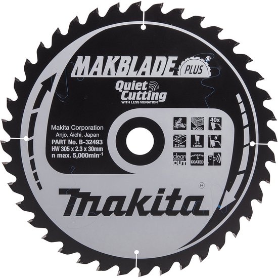 Makita Makblade Saw Blade, 260 x 30 mm, 100Z, B-32633
