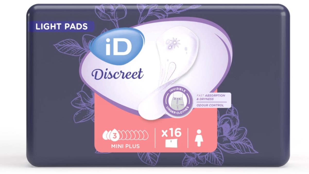 iD Discreet Light Pads Mini Plus - 1 pak van 16 stuks