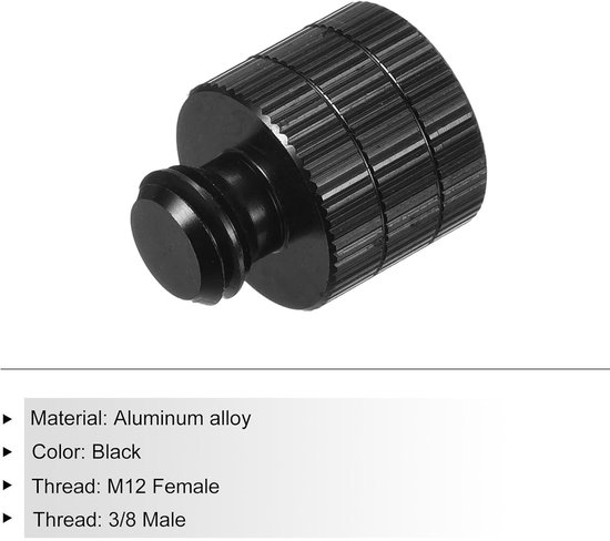 QUARKZMAN Adapter voor microfoonhouder 1/4-20 bus naar 1/4-20 bus