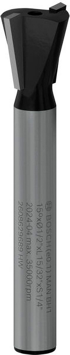 Bosch PRO Zinkenfräser 15° Schaft 1/4" - 2608629689