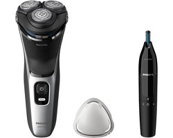 Philips Series 3000 S3143/02 - Scheerapparaat - Scheerapparaat Mannen met Trimmer - Inclusief Neustrimmer - Waterdicht