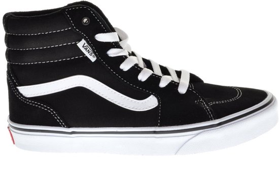 Baskets pour femmes Vans YT Filmore Hi Garçons - Noir/ White - Taille 30