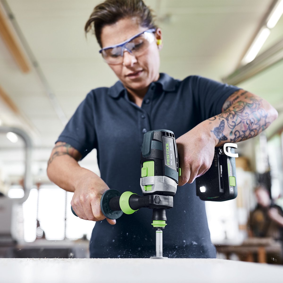 Festool TPC 18/4 I-Basic-Set QUADRIVE Accu klop-/schroefboormachine 18V Basic Body in Systainer - 577625 – foto 5