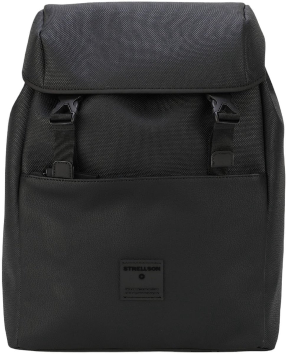 strellson vrijetijdsrugzak rugzak met laptopvak Westferry Aiden Backpack Black zwart