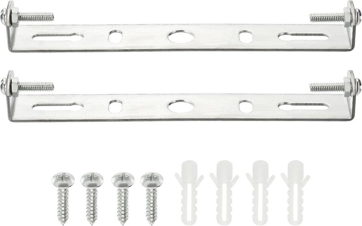 2x Montagebeugel Plafondlamp Ophanging voor Kroonluchter en Verlichting - Zilverkleurig