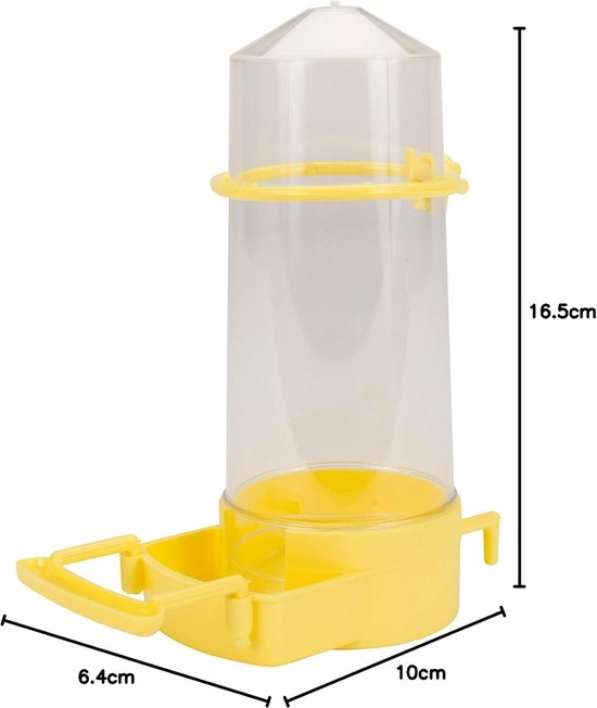 BPS BPS-1364 Vogelkooi van metaal met voederbak, drinkbak, springkooi, metaal, willekeurige kleur, 44 x 26,5 x 32 cm BPS BPS-1364 Vogelkooi van metaal met voederbak, drinkbak, springkooi, metaal, willekeurige kleur, 44 x 26,5 x 32 cm