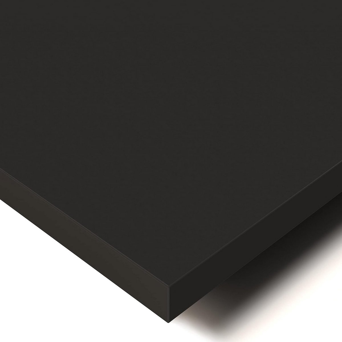 Zwart Tafelblad voor Eettafel, Keukentafel of Bureau - 120x60 cm