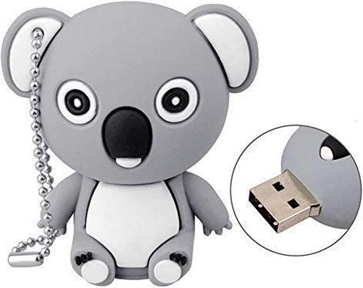 USB Stick 8GB Geheugenstick Gegevensopslag - Koala Beer Ontwerp