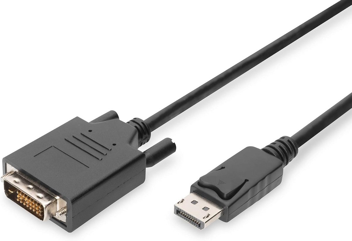 DisplayPort naar DVI Adapterkabel 3m Full HD 1080p vergrendeling