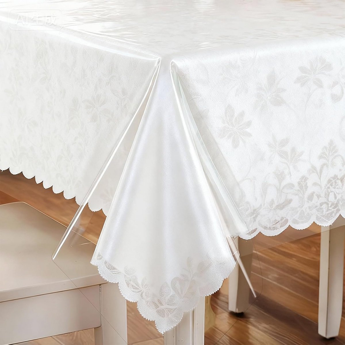 Transparant Tafelkleed PVC - Afwasbaar en Waterdicht Tafelbescherming - 140x240 cm