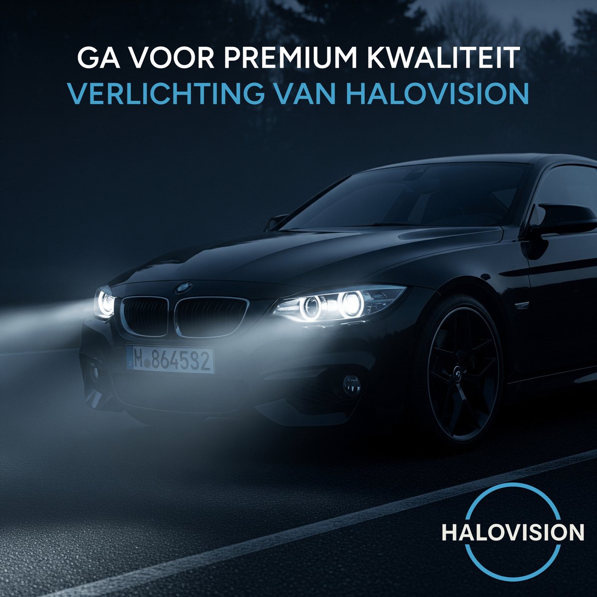 HaloVision Turbo LED Koplampen H7 + Stadslicht T10 – 25W 5000Lm 6000K Helder Wit – Canbus Plug en Play Dimlicht + Dagrijverlichting LED Set van 4 Autolampen – foto 4
