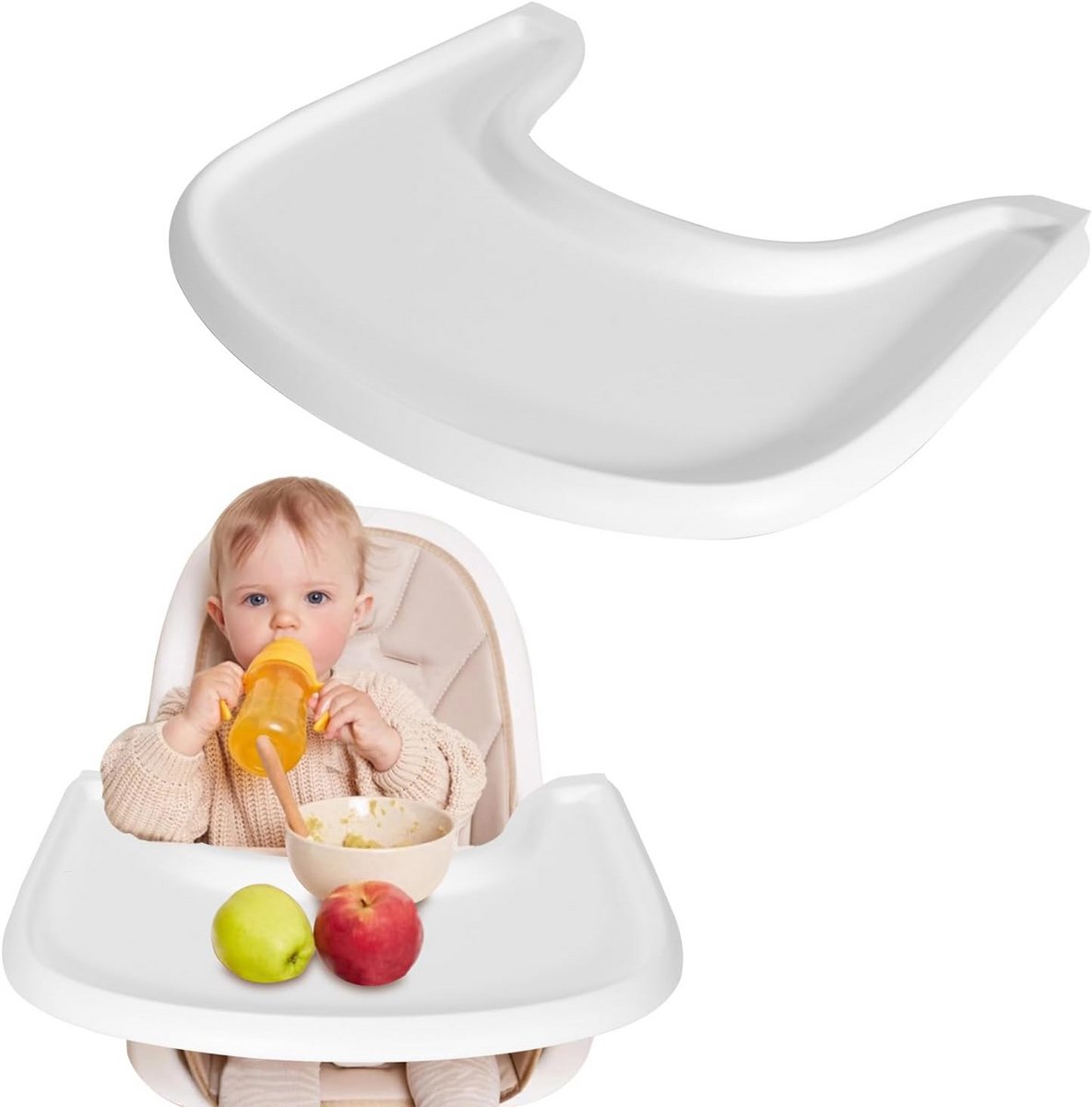 Kinderstoel Tafelblad Compatibel met Tripp Trapp Stoel - Eenvoudig Bevestigen en Reinigen